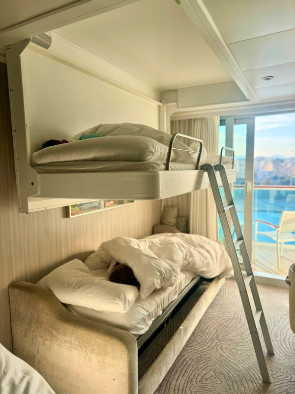 kids beds on Sun Princess