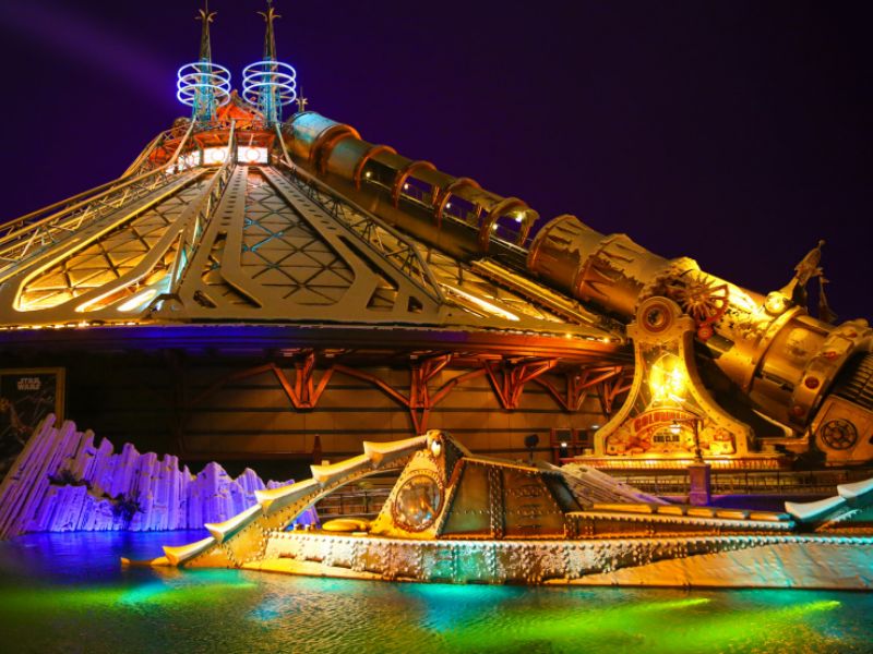 Space Mountain at Disneyland Paris