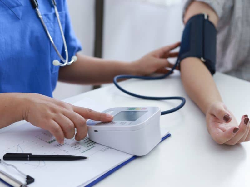 blood pressure check