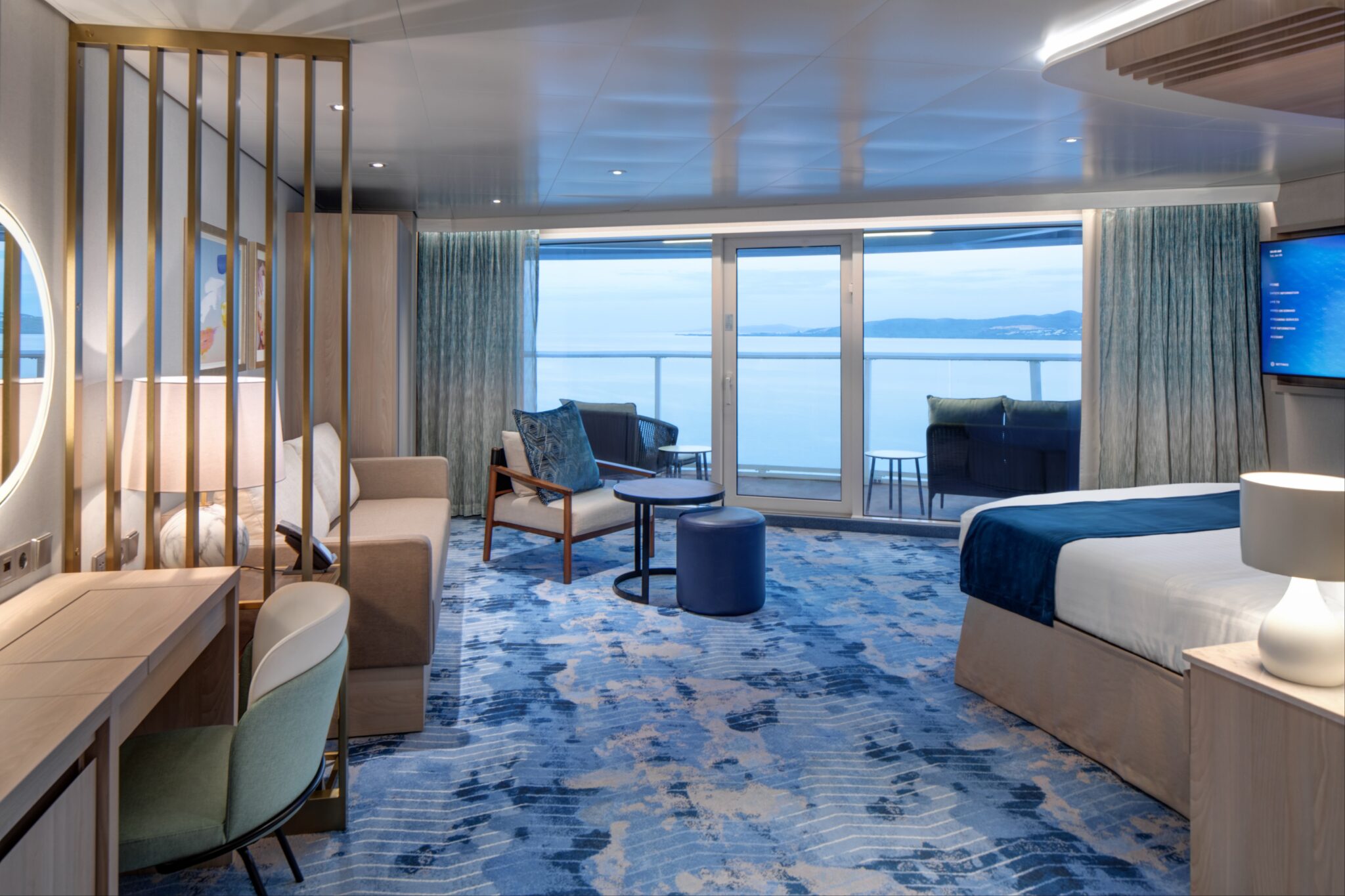 Sunset Corner Suite on Icon of the Seas