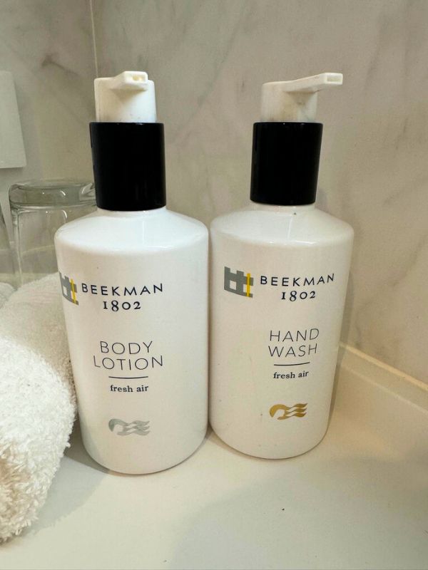 Princess cruises toiletries