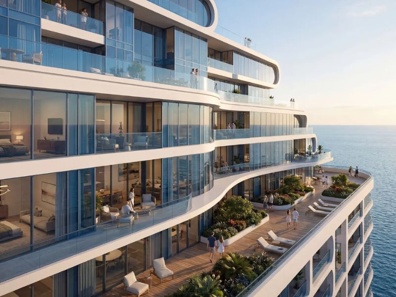 Freedom Ship - Balconies & Promenade