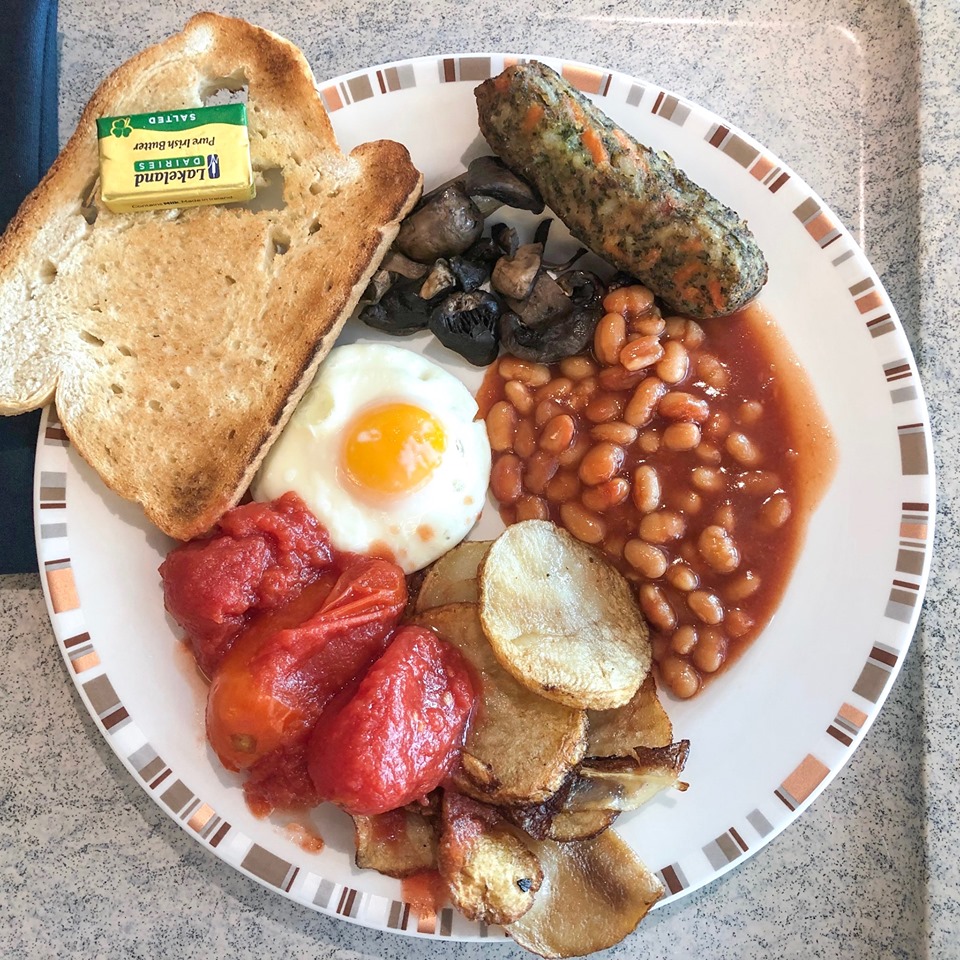 Horizon buffet vegetarian breakfast.