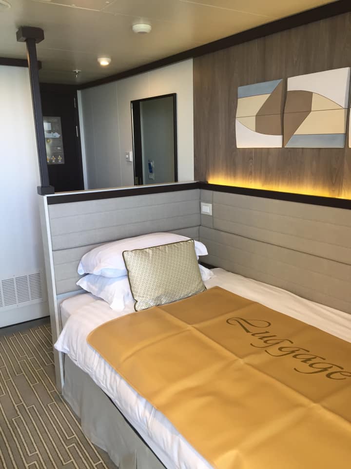 Solo balcony cabin on P&O Britannia