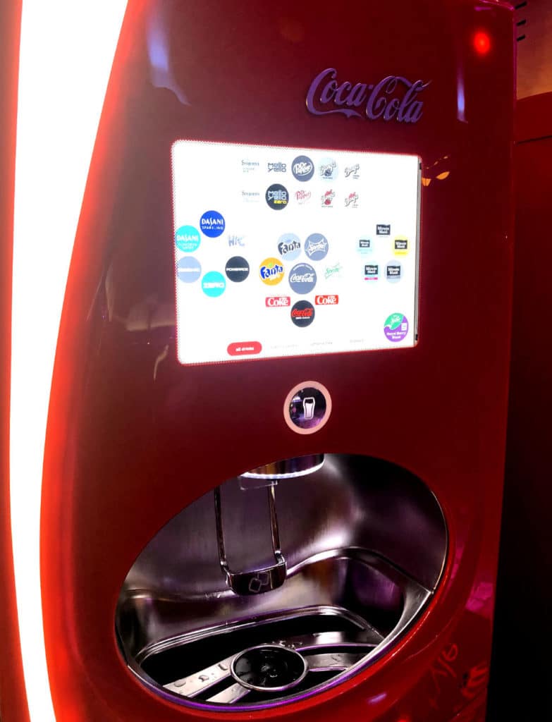 Royal Caribbean fountain soda machine