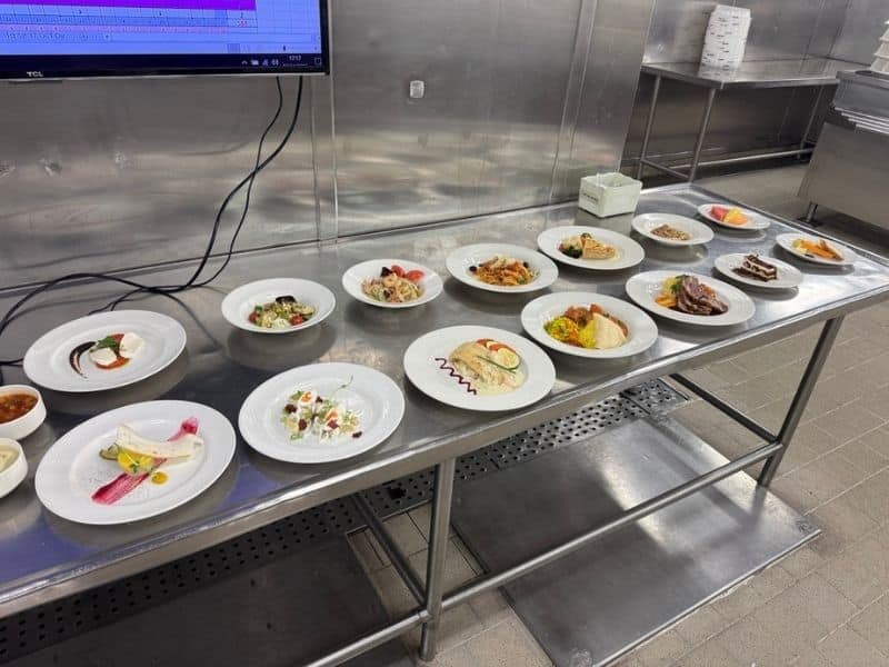 Galley on Ambassador Cruise Line