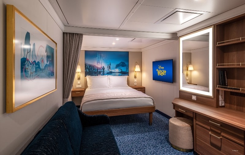 Disney Wish Inside Stateroom