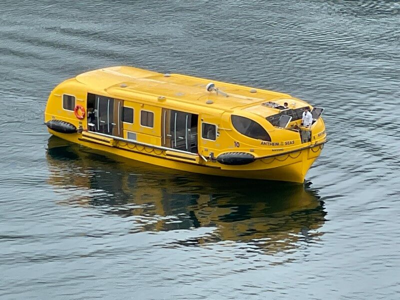 Anthem of the Seas lifeboat