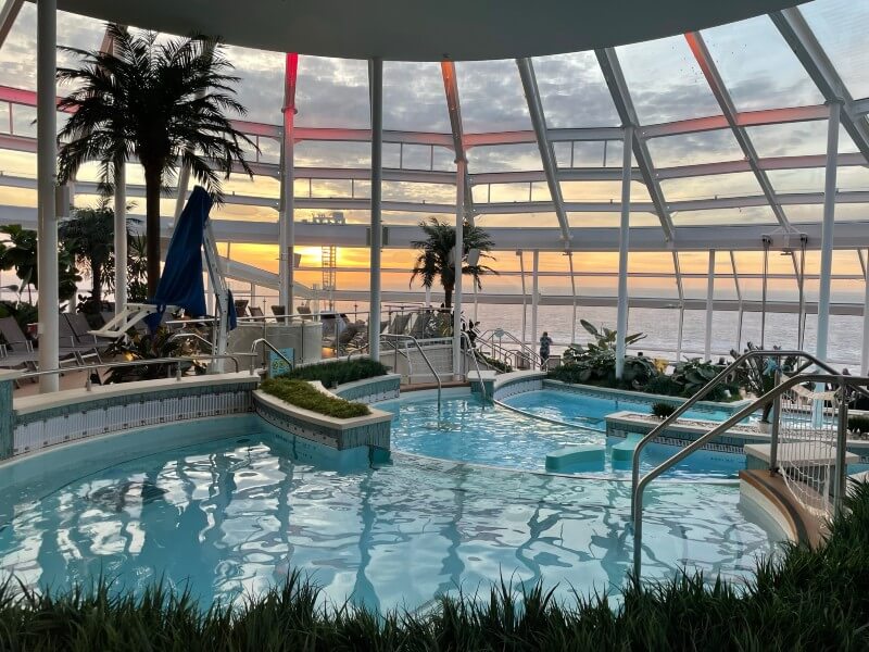 The Solarium on Anthem of the Seas