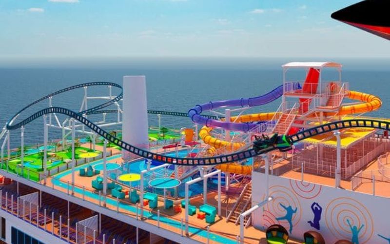 BOLT Roller Coaster on Mardi Gras, Carnival