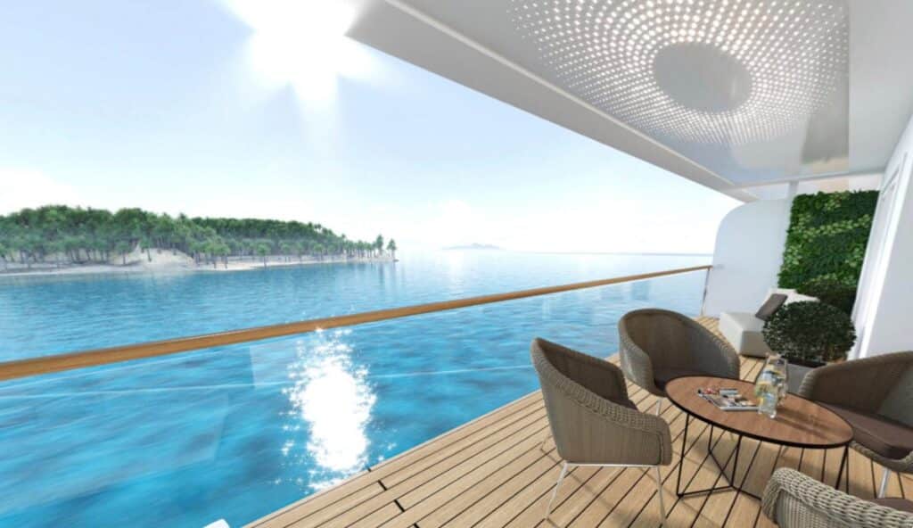 balcony room on MV Narrative