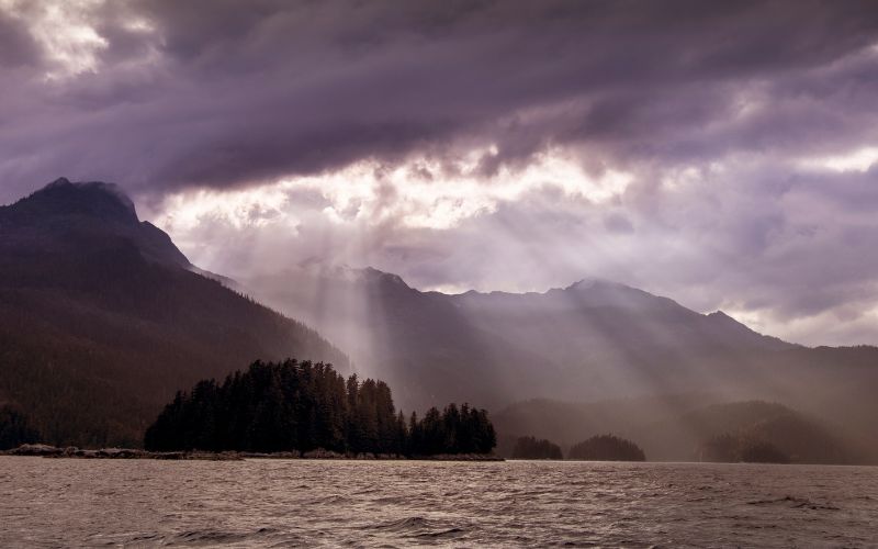 Baranof Island sunset