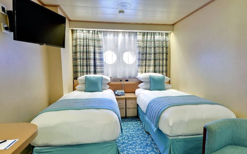 Fred Olsen Ocean View cabin with portholes
