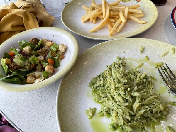 Cabanas vegan food Disney Cruise Line