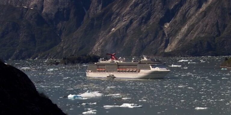 Carnival ship in Alaska