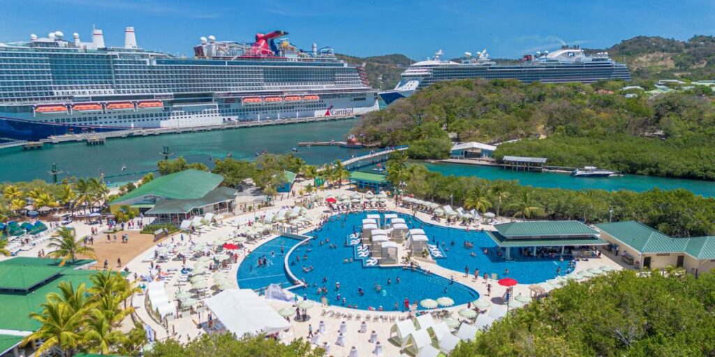 Carnival Cruise Line debuts Mangrove Bay at Isla Tropicale, adding 48,000 square feet of recreational space