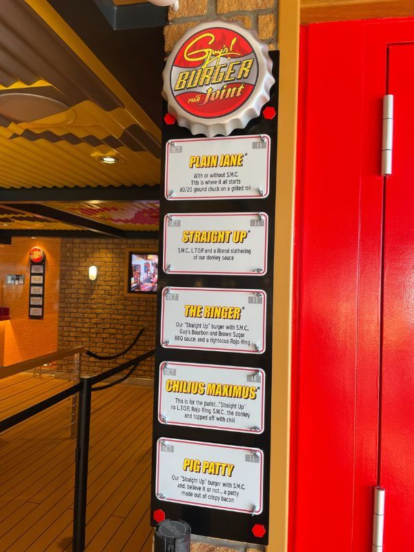 Guy's burger joint