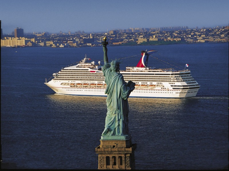 Carnival ship in New York