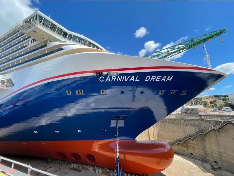 Carnival Dream blue hull