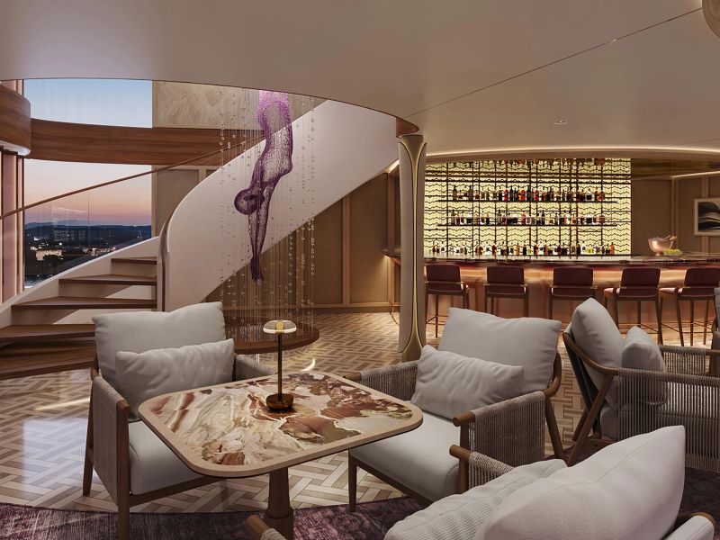 Celebrity Compass River Cruise Lounge