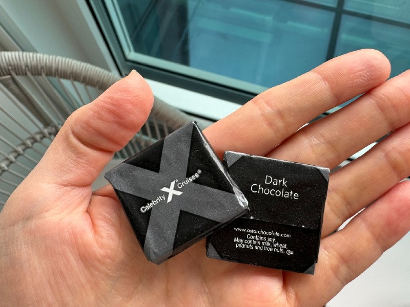 Celebrity cruises vegan pillow chocolates