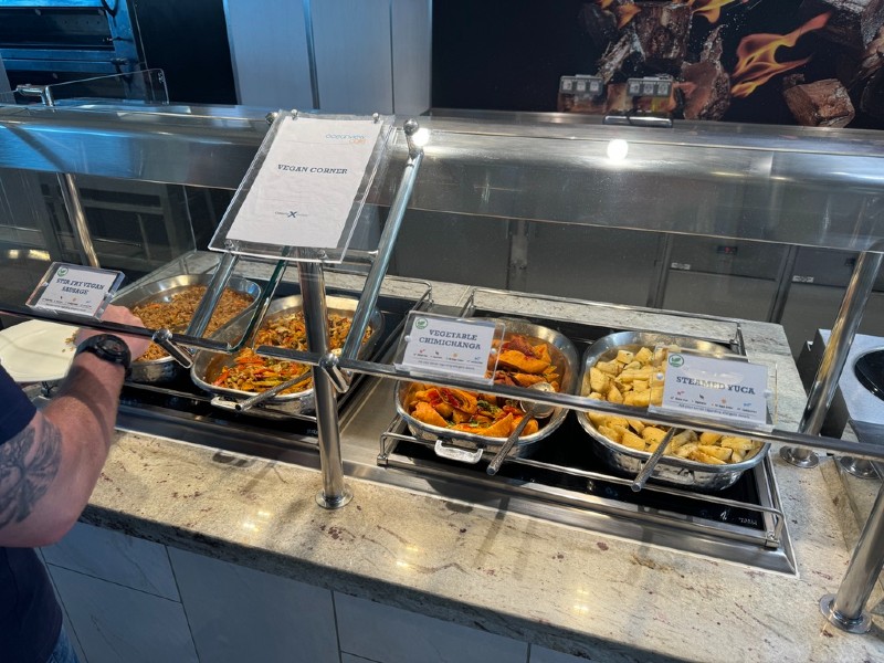 Vegan Corner on Celebrity cruises