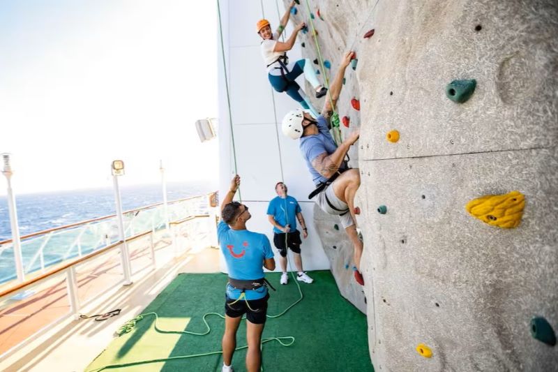 Marella Cruises climbing wall