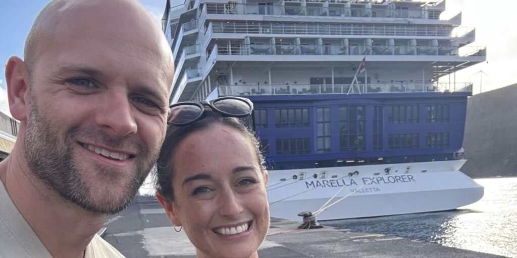 Couple on a Marella cruise
