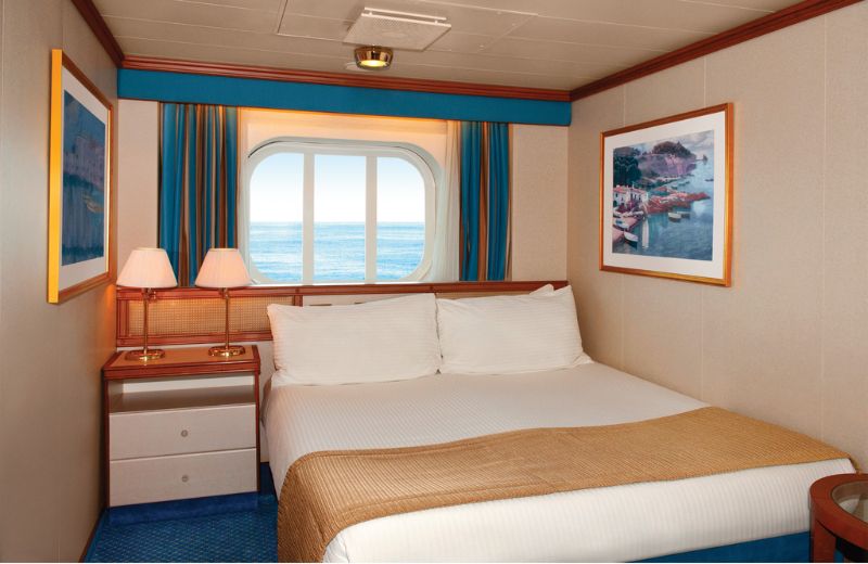 Crown Princess oceanview cabins