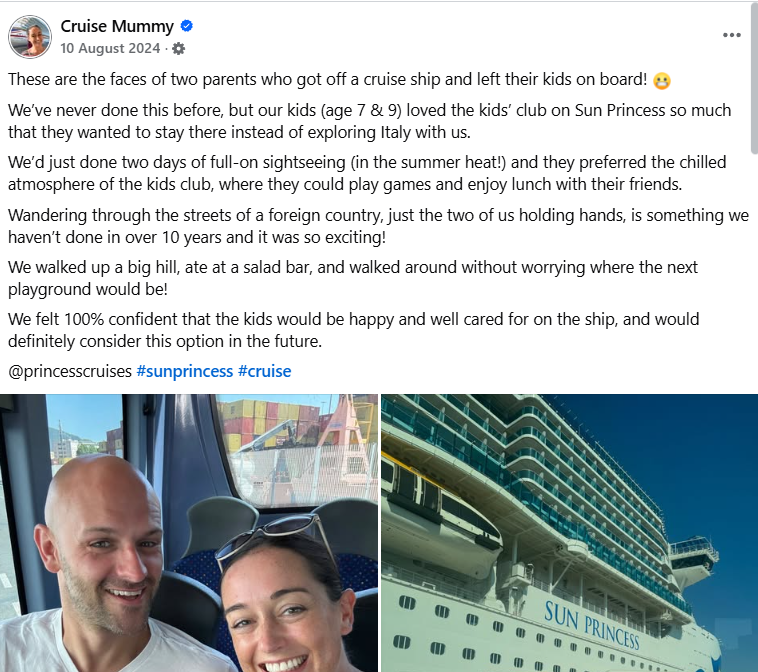 CruiseMummy Kids Onboard Post