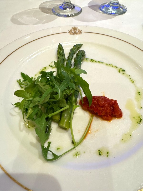 Cunard vegan starter
