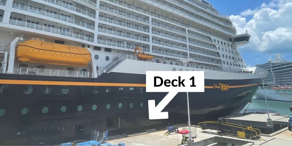 Deck 1 on Disney Wish