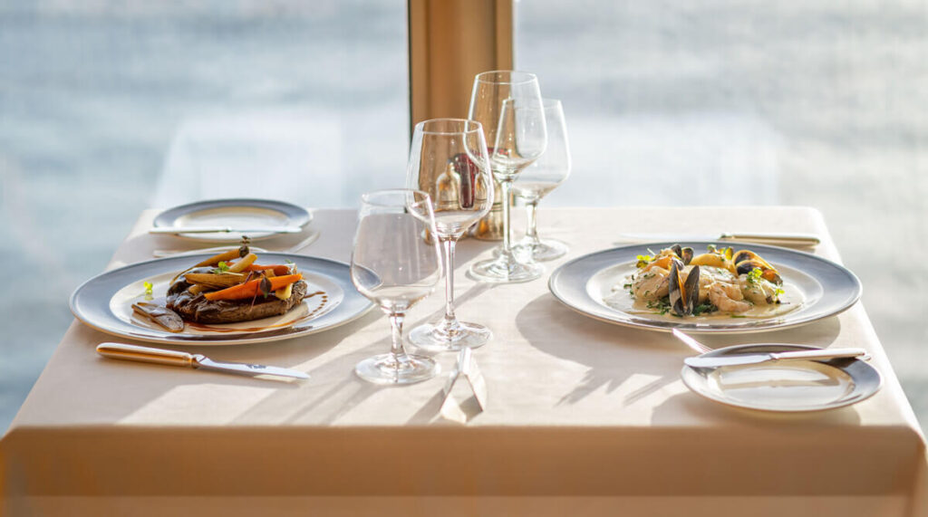 food by the sea