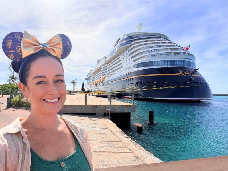 Me with Disney Destiny at Castaway Cay
