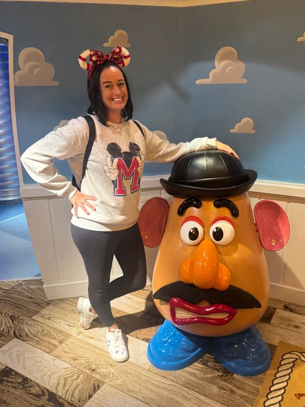 Cruise Mummy and Mr Potato Head on a Disney Cruise