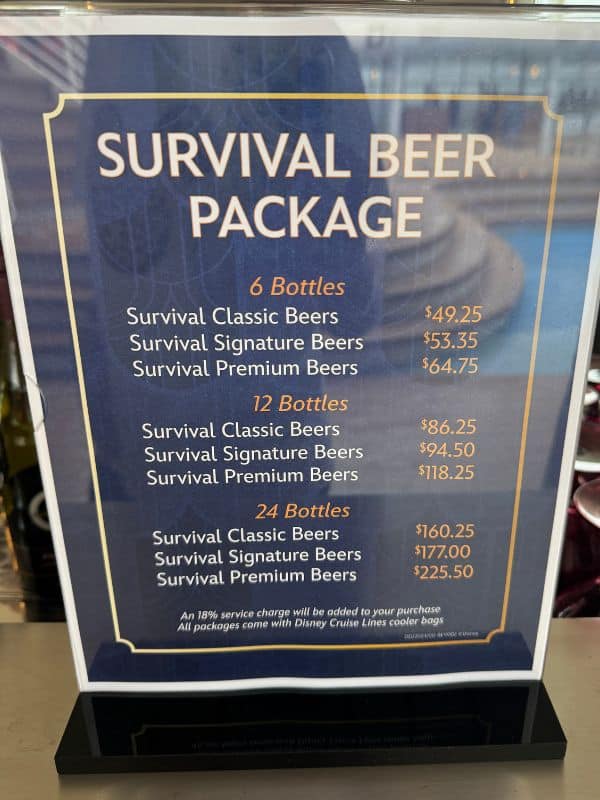 Disney Beer Package
