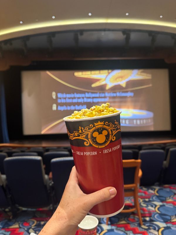 Movies on a Disney cruise
