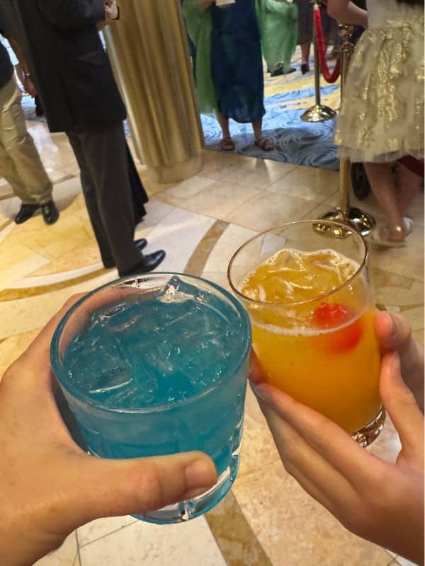Disney cocktails formal night