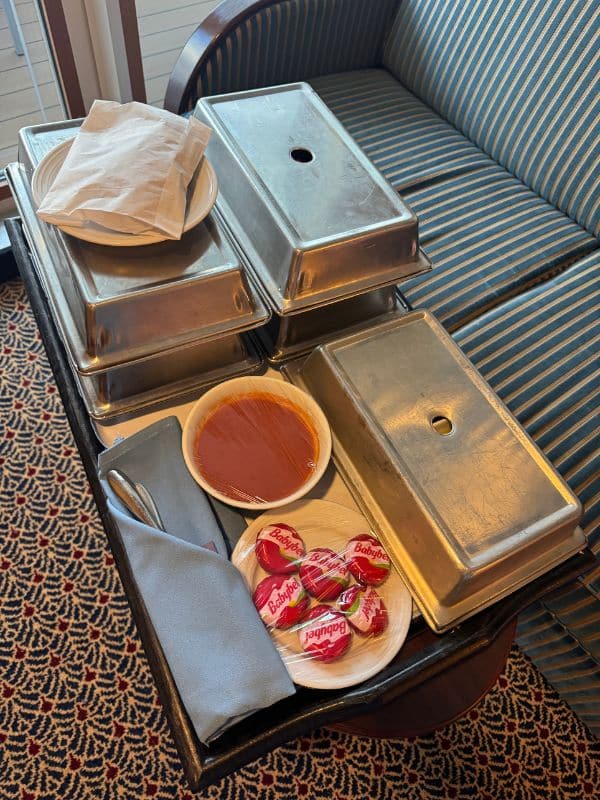 Disney cruise room service