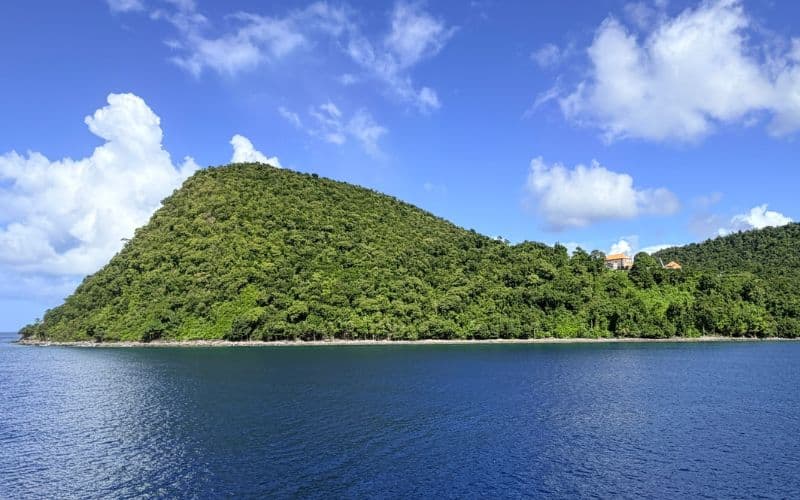 Caribbean island on a cruise