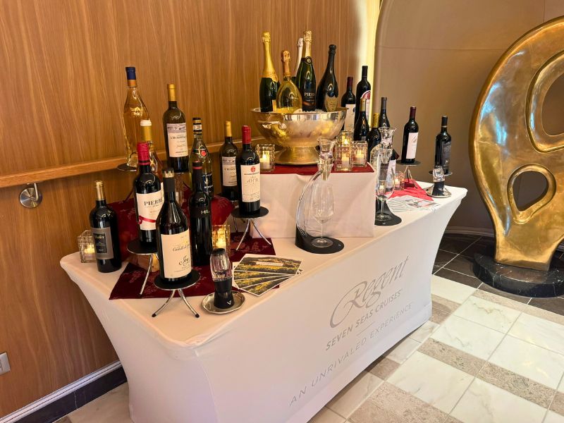 drinks on Regent Seven Seas