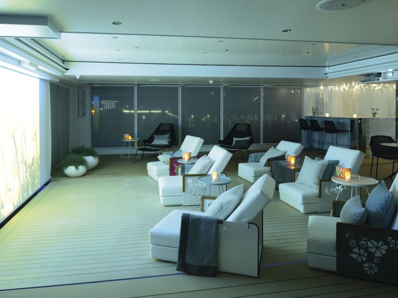 Emerald Cruises onboard cinema