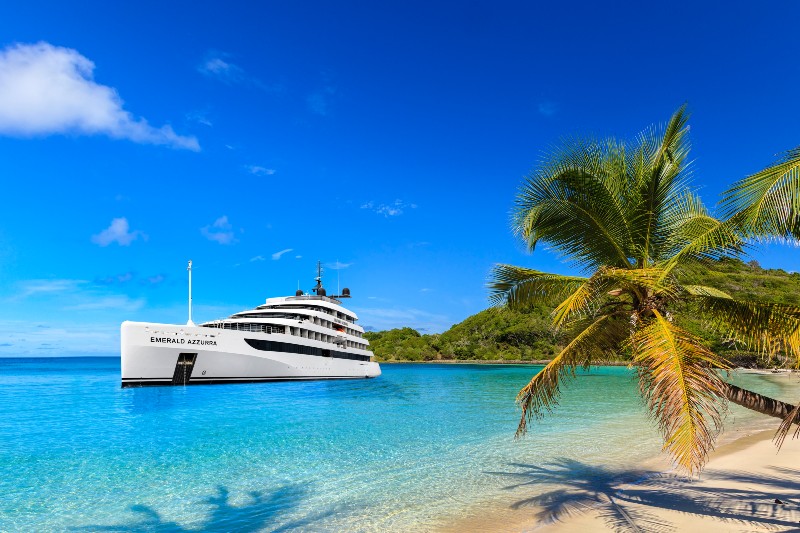 Emerald Azzura in the Caribbean