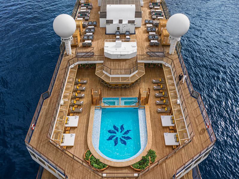 Elegant Pool Deck