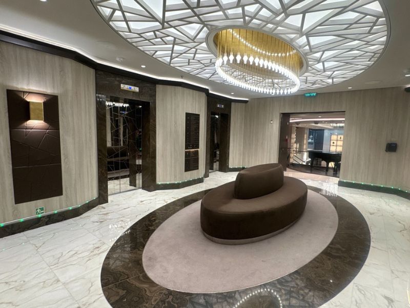 Elevators on cruise ship