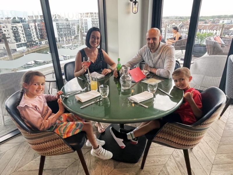 Family at HarBAR on 6th