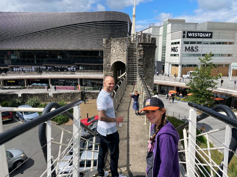 Family at Walk The City Walls