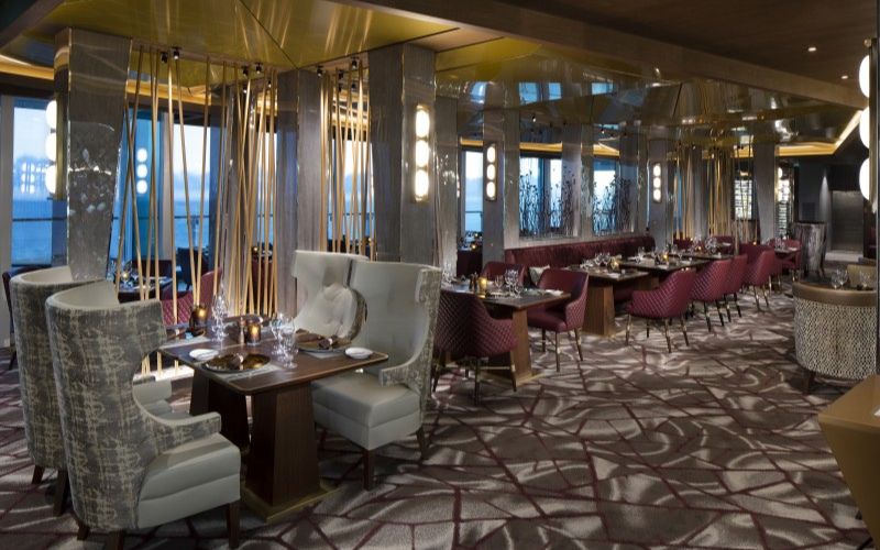 Fine Cut Steakhouse restaurant at Celebrity Cruises