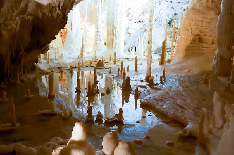 Frasassi Caves in Italy