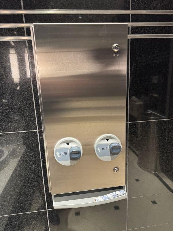 Disney cruise ladies vending machine for tampons and towels